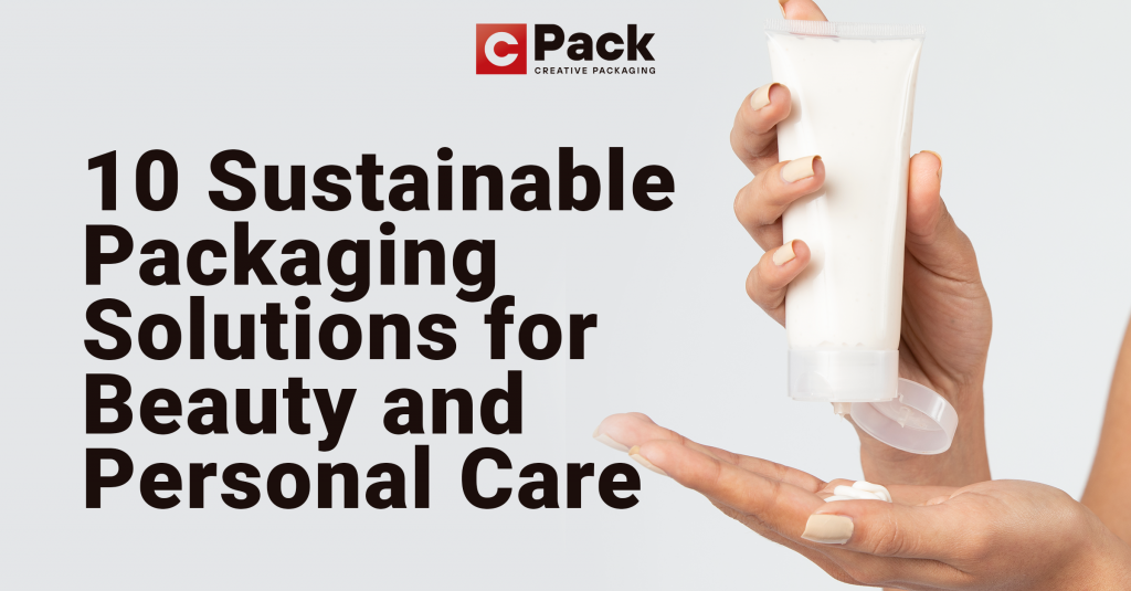 Sustainable packaging solutions for beauty and personal care products, showcasing eco-friendly alternatives.